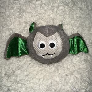 Scentsy Buddy Bat Clip‎ Plush Gray Green Halloween Scented Toy NWOB